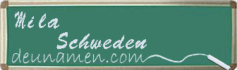 Mila Schweden Visitenkarte